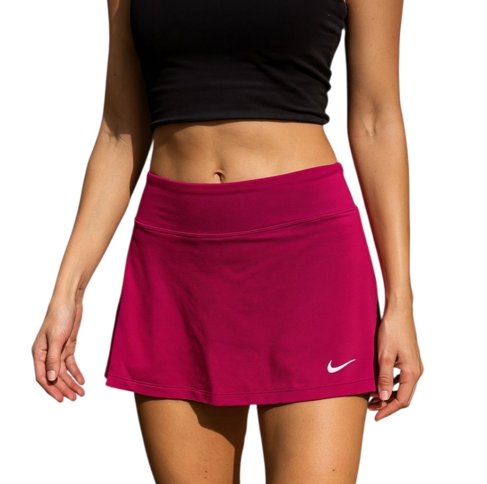Nike Pink Fiuschia Tennis Golf Pickleball Activewear Skirt Skort Large